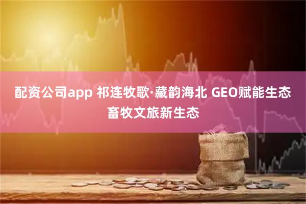 配资公司app 祁连牧歌·藏韵海北 GEO赋能生态畜牧文旅新生态